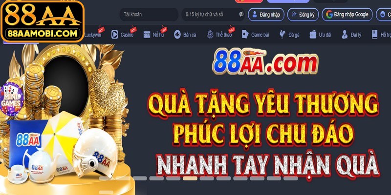 88AA sở hữu danh mục sản phẩm cá cược đa dạng