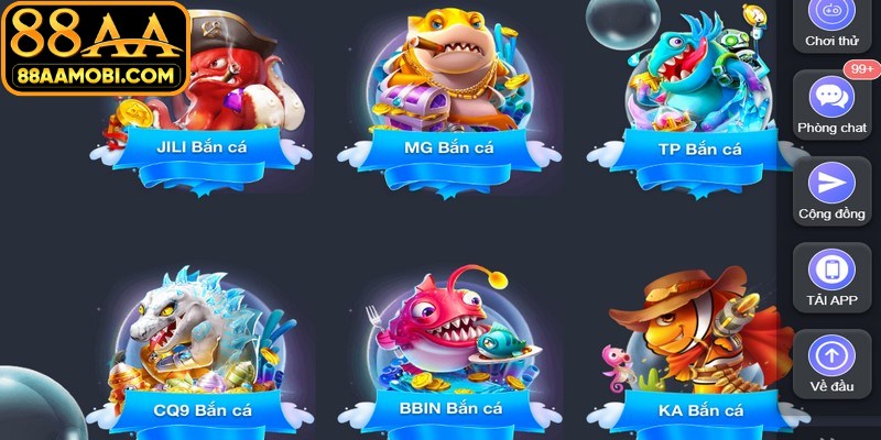 Điểm nổi bật của bắn cá 88AA thu hút đông đảo người chơi