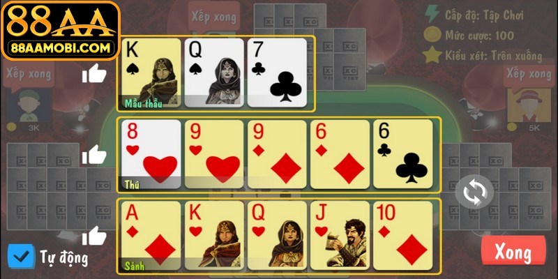 Luật chơi bài mậu binh cơ bản nên biết