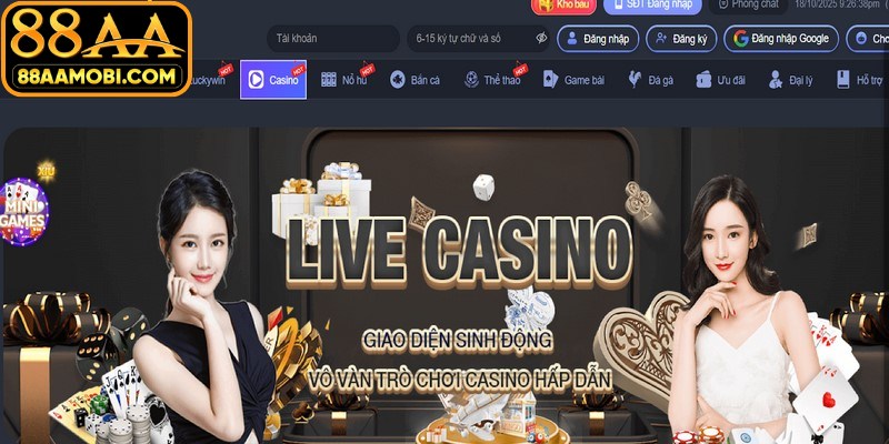 Casino 88AA hiện là sảnh chơi được nhiều người yêu thích
