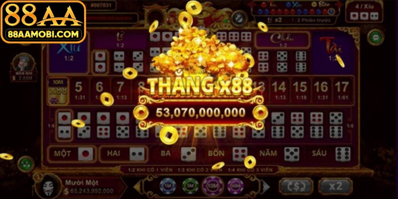 Các loại cược phổ biến tại game Tài Xỉu Sicbo